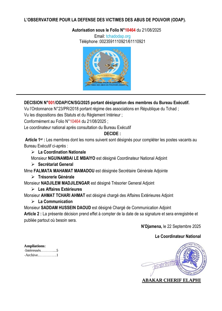 Action sur le terrain