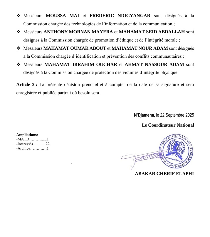 Action sur le terrain